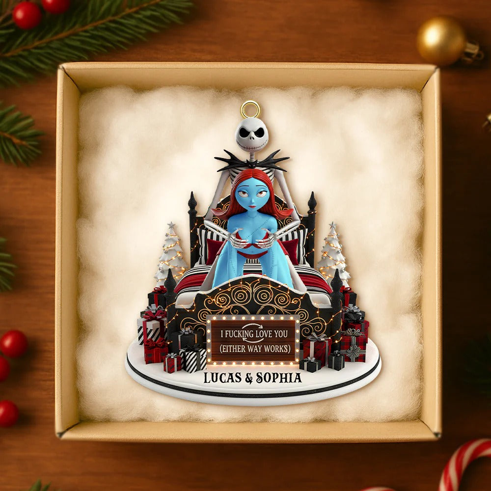 Funny Couple Ornament - Personalized Couple Ornament