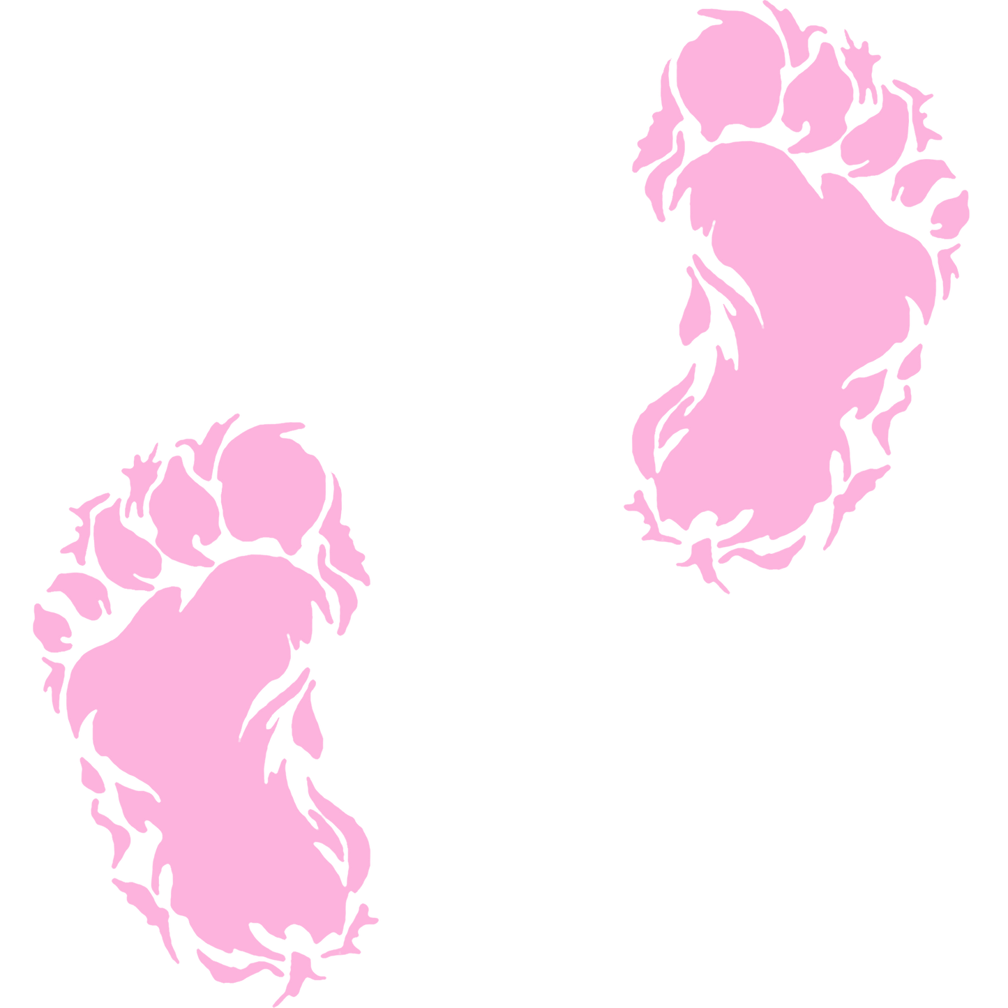 Bigfoot Footprint Vinyl Sticker