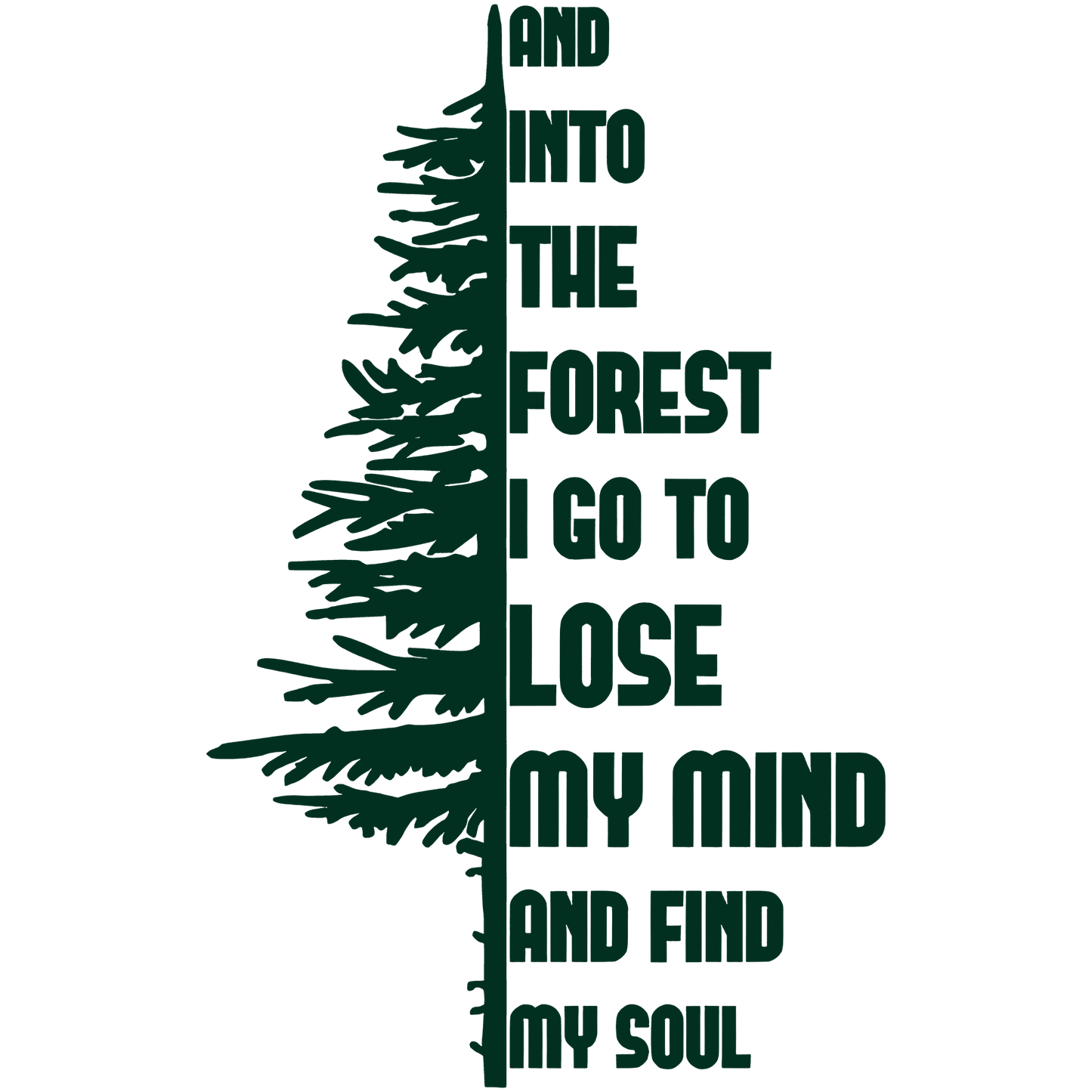Into the Forest Sticker