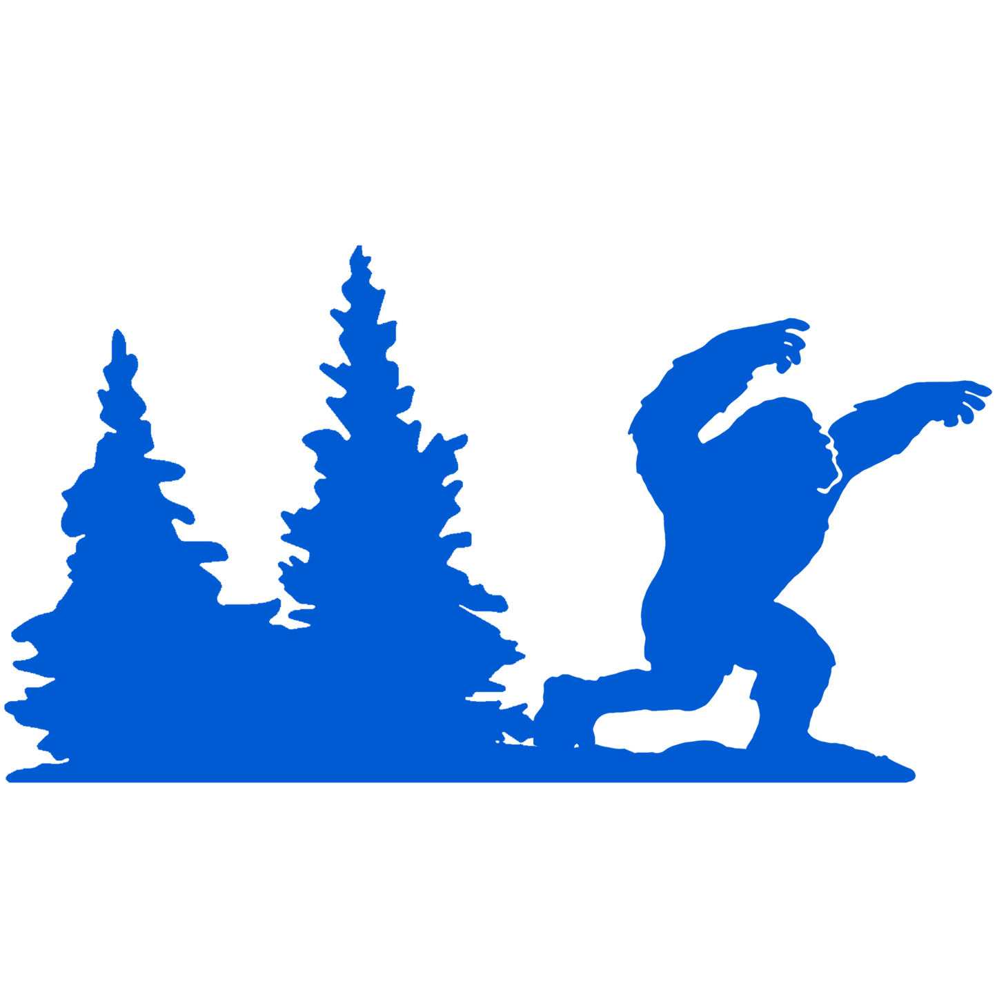 Bigfoot Windshield Sticker