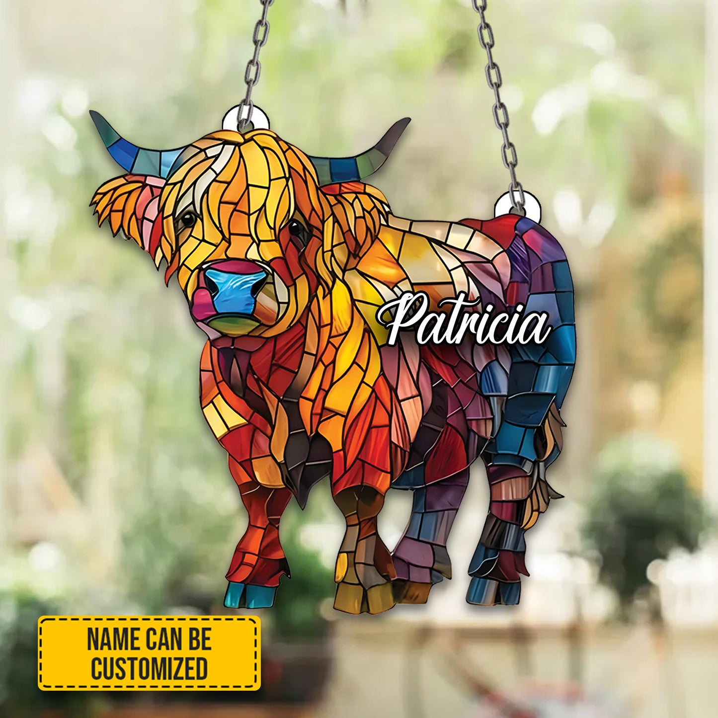 Cow Acrylic Window - Personalized Acrylic Window