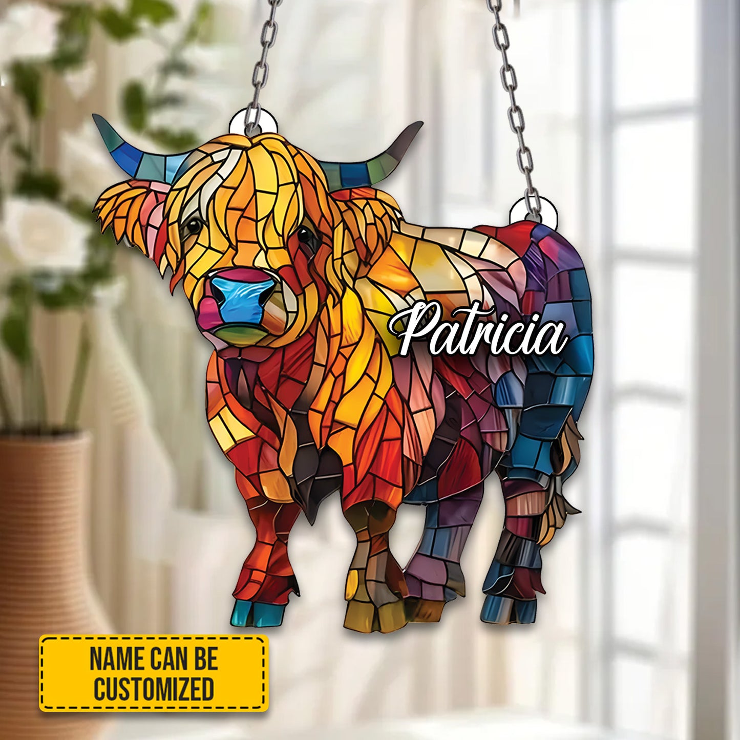 Cow Acrylic Window - Personalized Acrylic Window