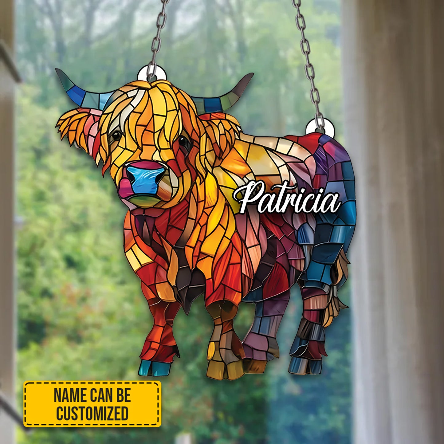 Cow Acrylic Window - Personalized Acrylic Window