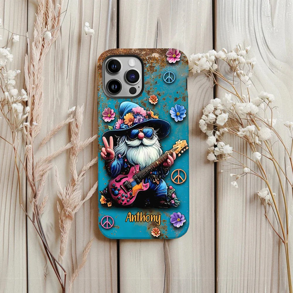 Hippie Gnome - Personalized Hippie Full Print Phone Case