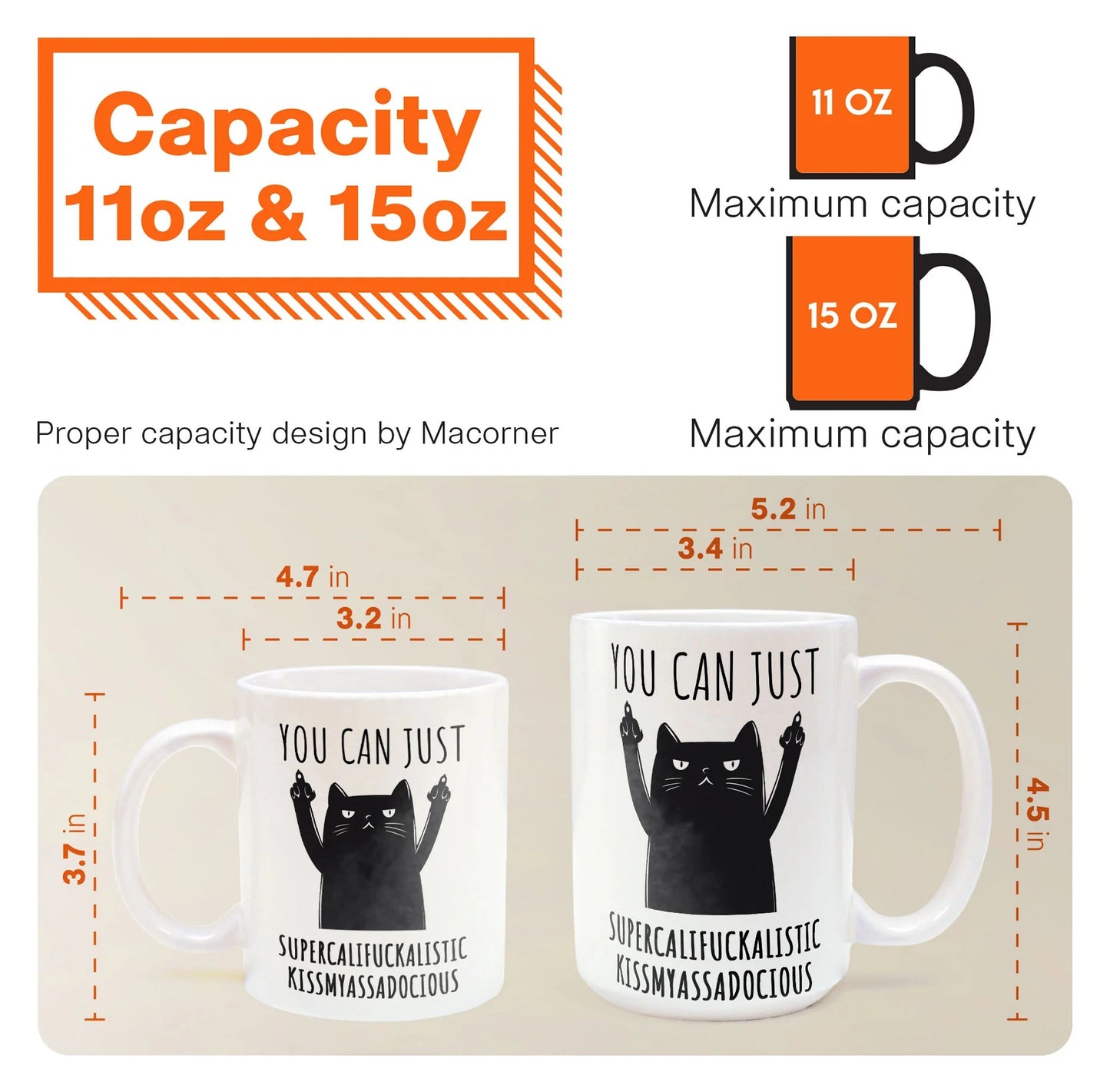 Funny Mug - Supercalifuckalistic Kissmyassadocious