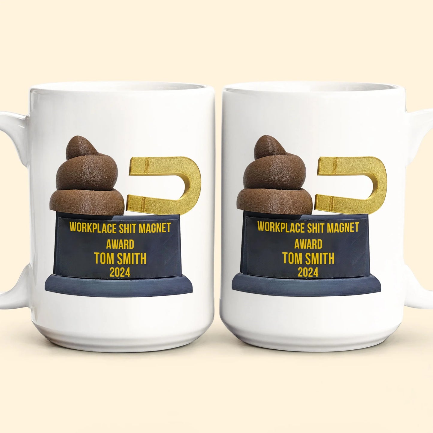 Funny Mug - Workplace Sh_T Magnet - Fun Gifts For Coworkers, Boss