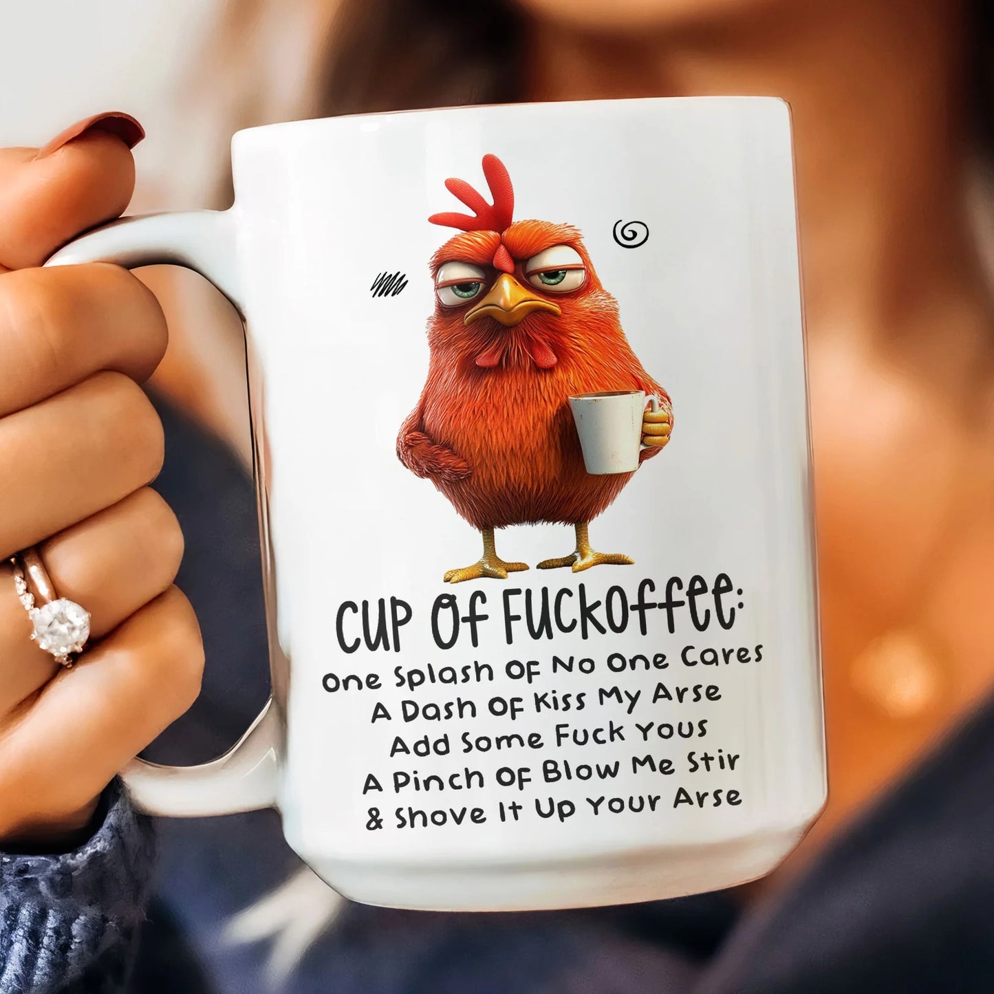 Funny Mug - Cup Of Fuckoffee - Fun Gifts For Coworker, Friends, Boss