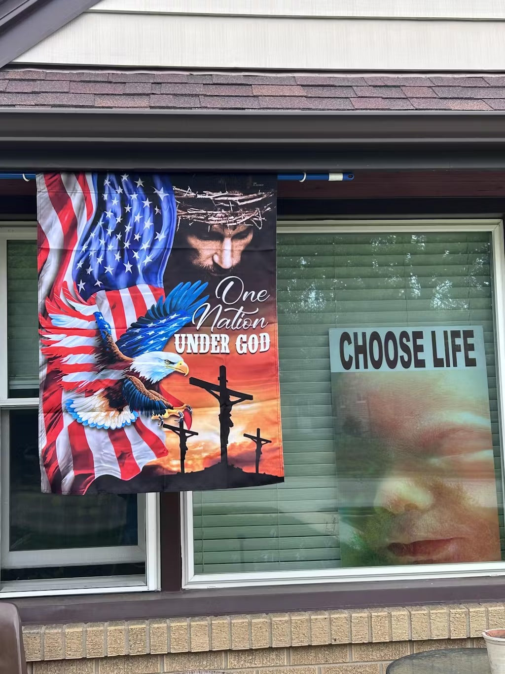 One Nation Under God – Jesus Christian America Garden Flag, House Flag