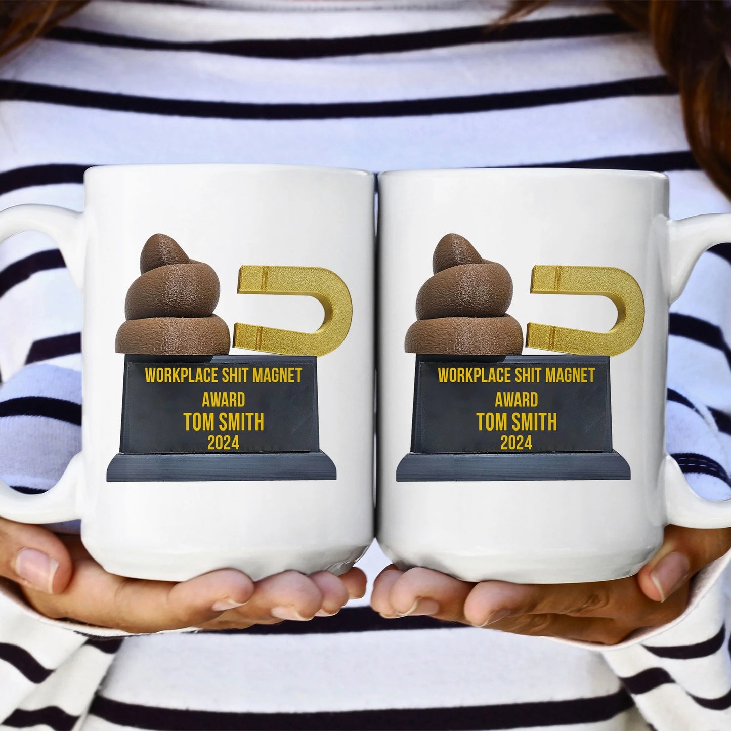 Funny Mug - Workplace Sh_T Magnet - Fun Gifts For Coworkers, Boss