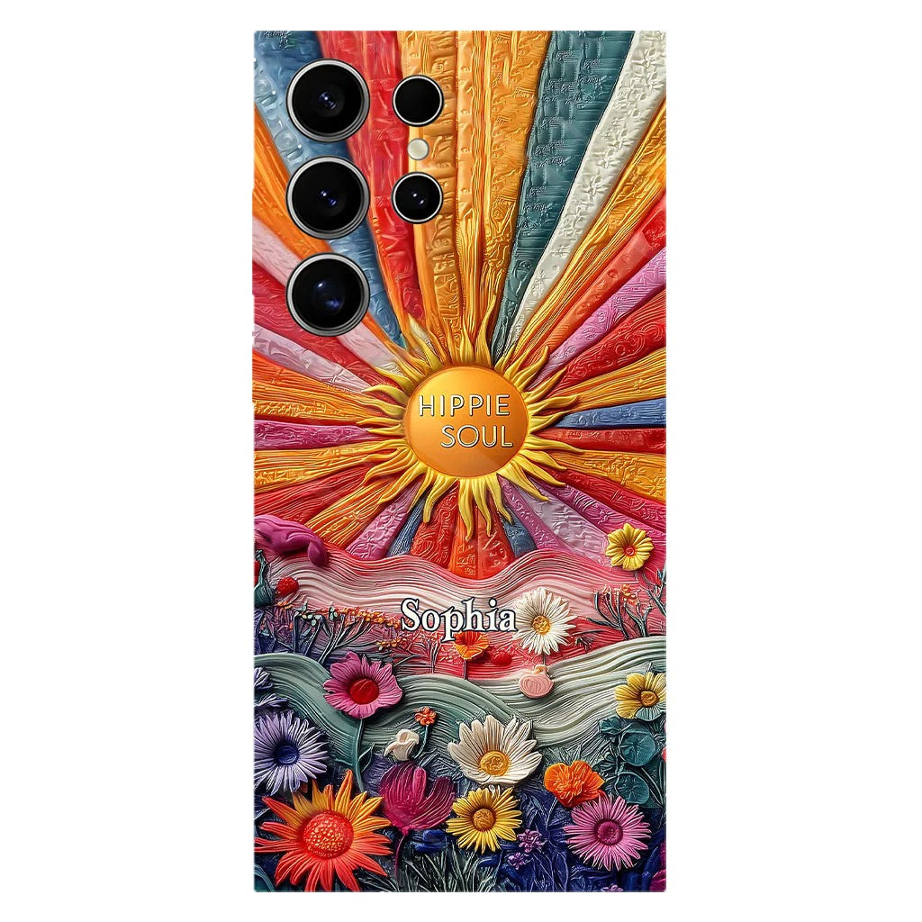 Hippie Soul - Personalized Hippie Full Print Phone Case