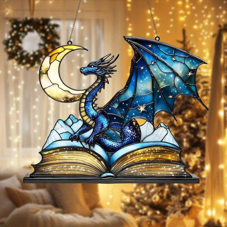 Blue Dragon Acrylic Window Hangings