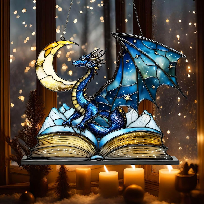 Blue Dragon Acrylic Window Hangings