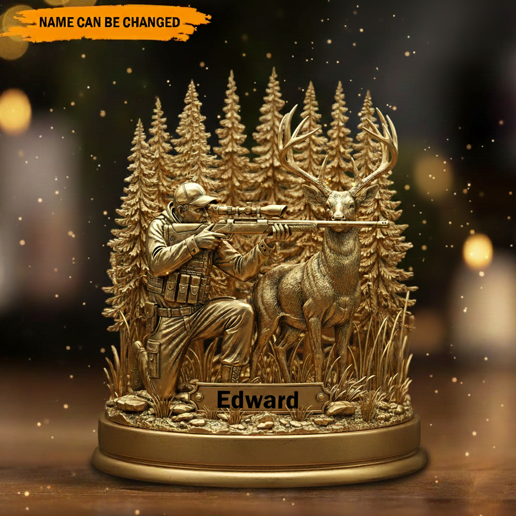 Legendary Gold Hunter – Personalized Trophy Acrylic Plaque