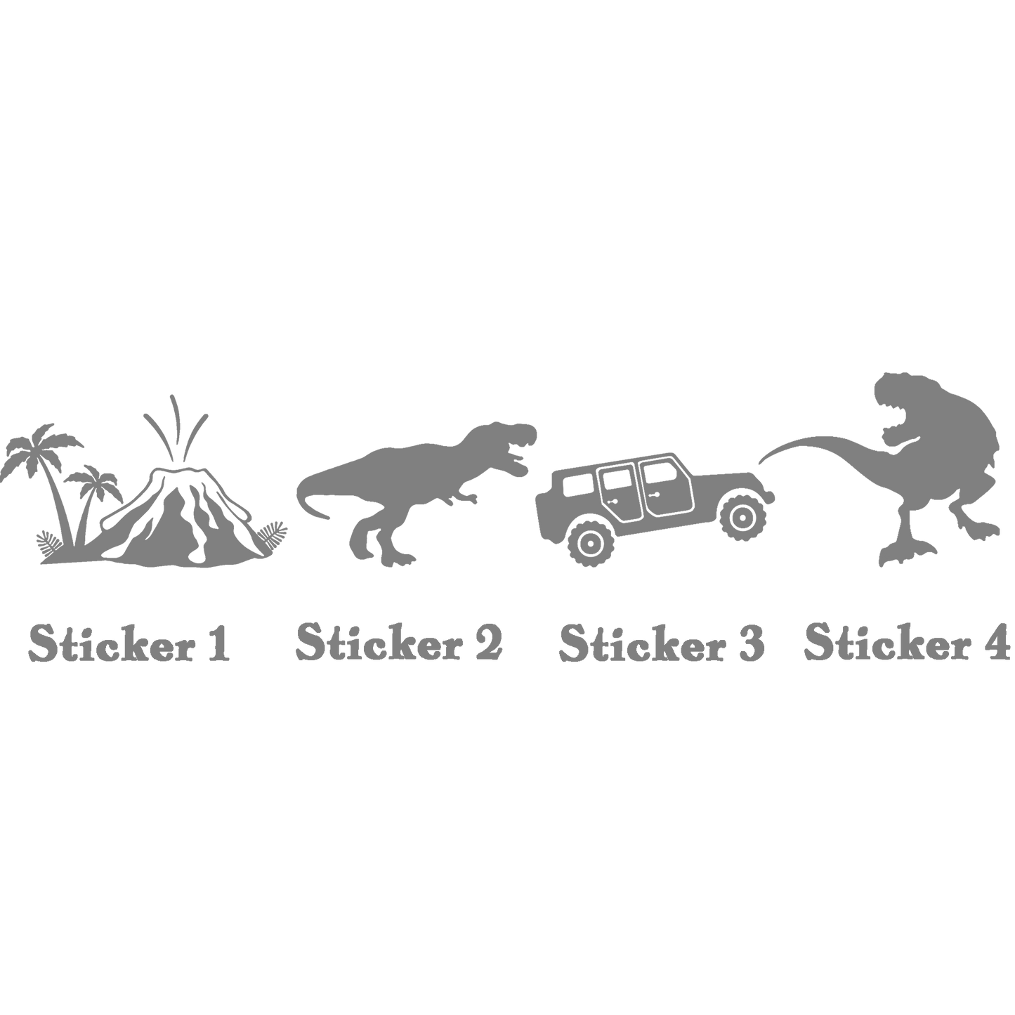 Set 4: Jurassic Adventure Stickers