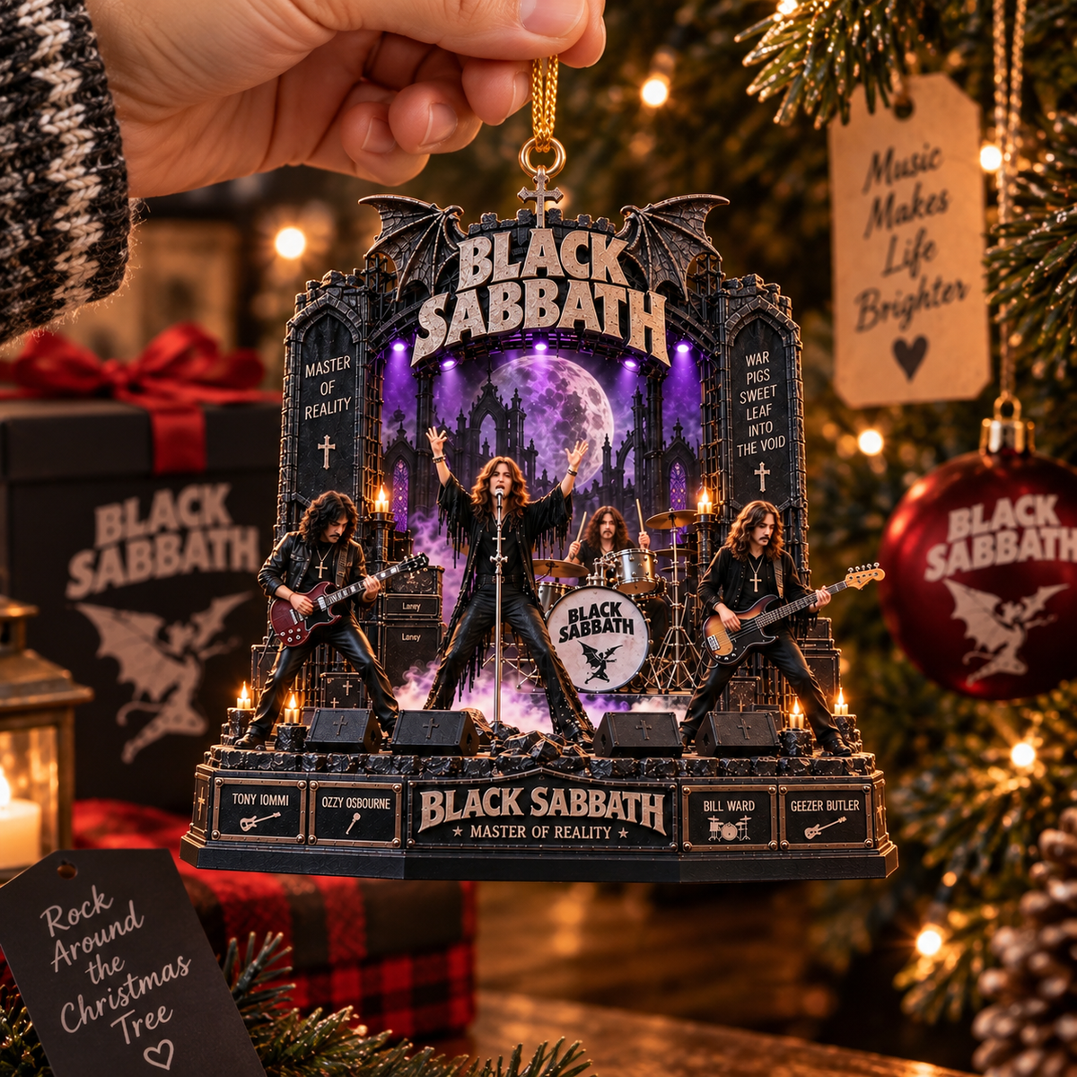 Black Sabbath Master of Reality – Rock Band Collectible Acrylic Ornament