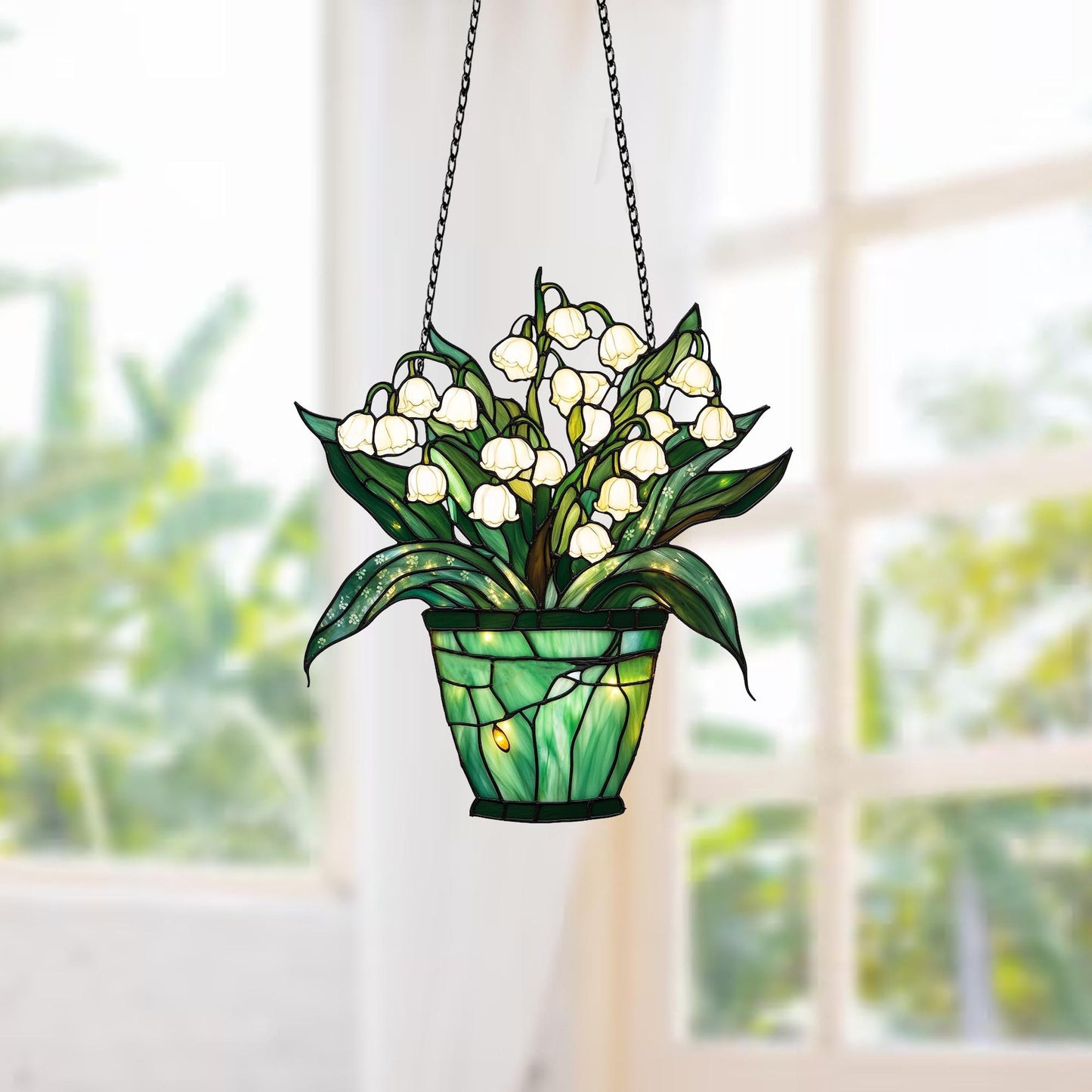 Lily of valley Acrylic Window Hanging Decoration 2