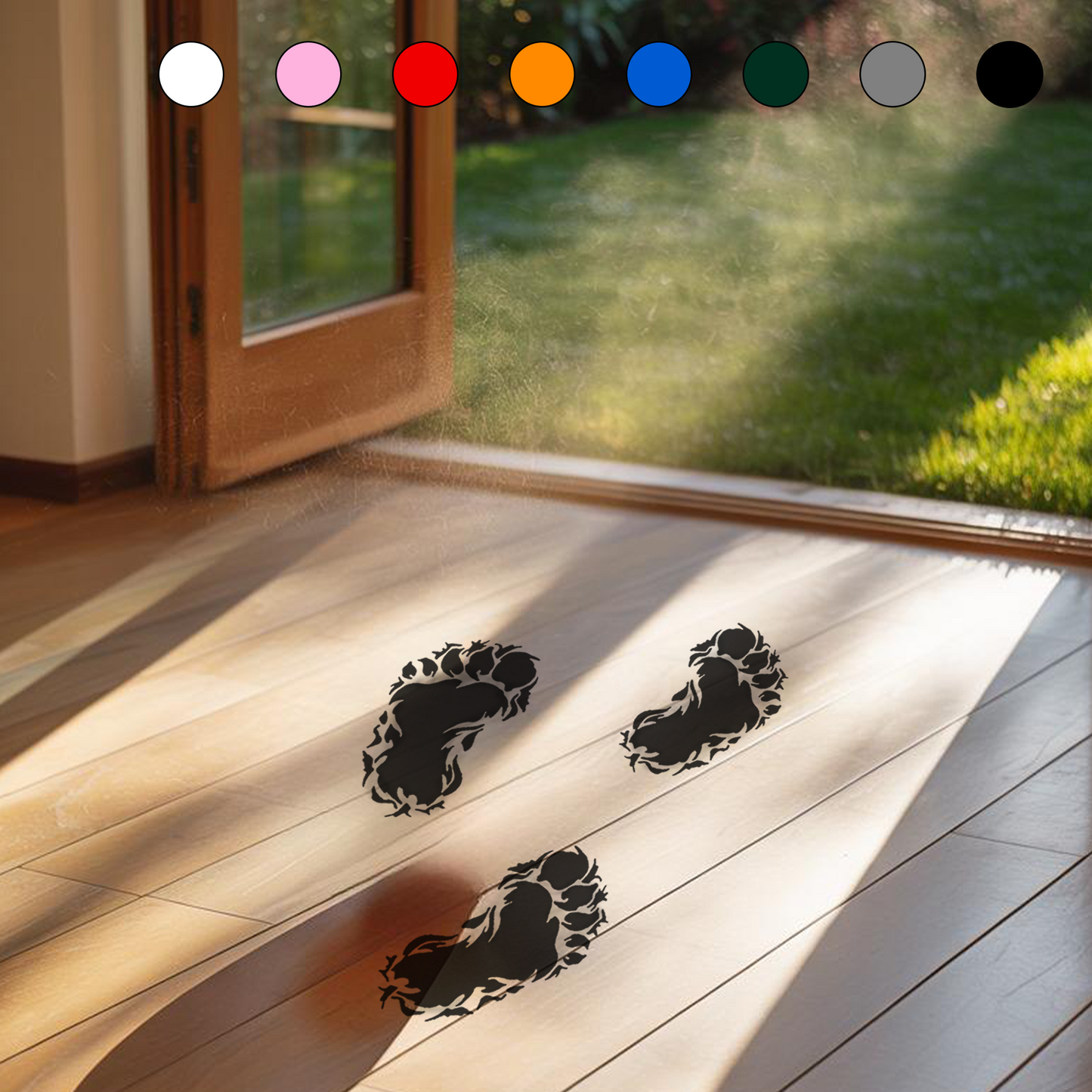 Bigfoot Footprint Vinyl Sticker
