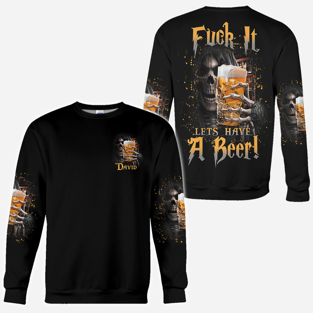 Lets Have A Beer! - Personalized Beer All Over Print Shirt