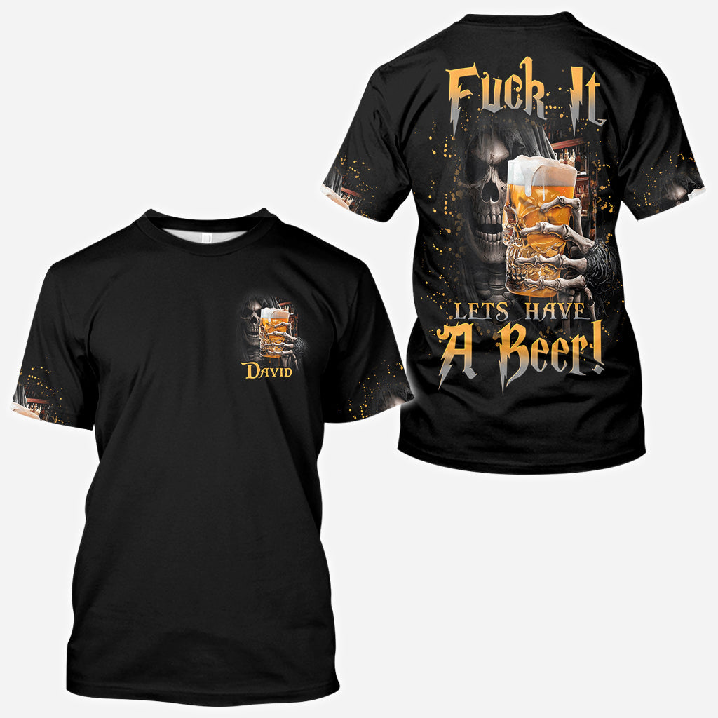 Lets Have A Beer! - Personalized Beer All Over Print Shirt