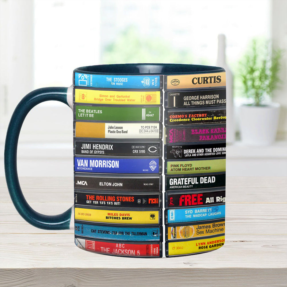 Music from 1970 Cassette Accent Mug