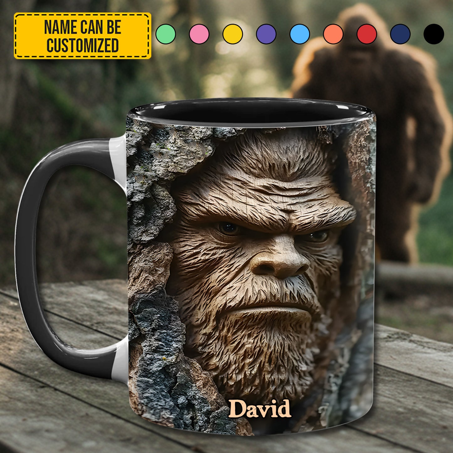 Wildlife - Personalized Bigfoot Accent Mug