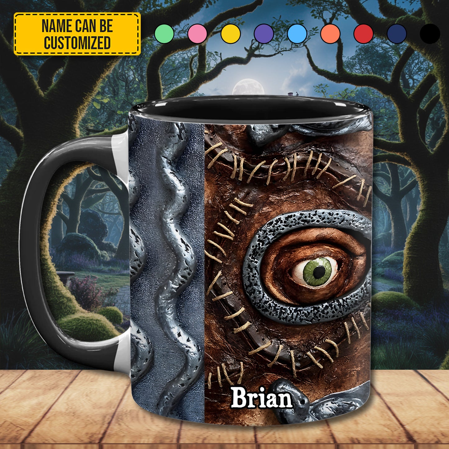Halloween Accent Mug - Personalized Accent Mug