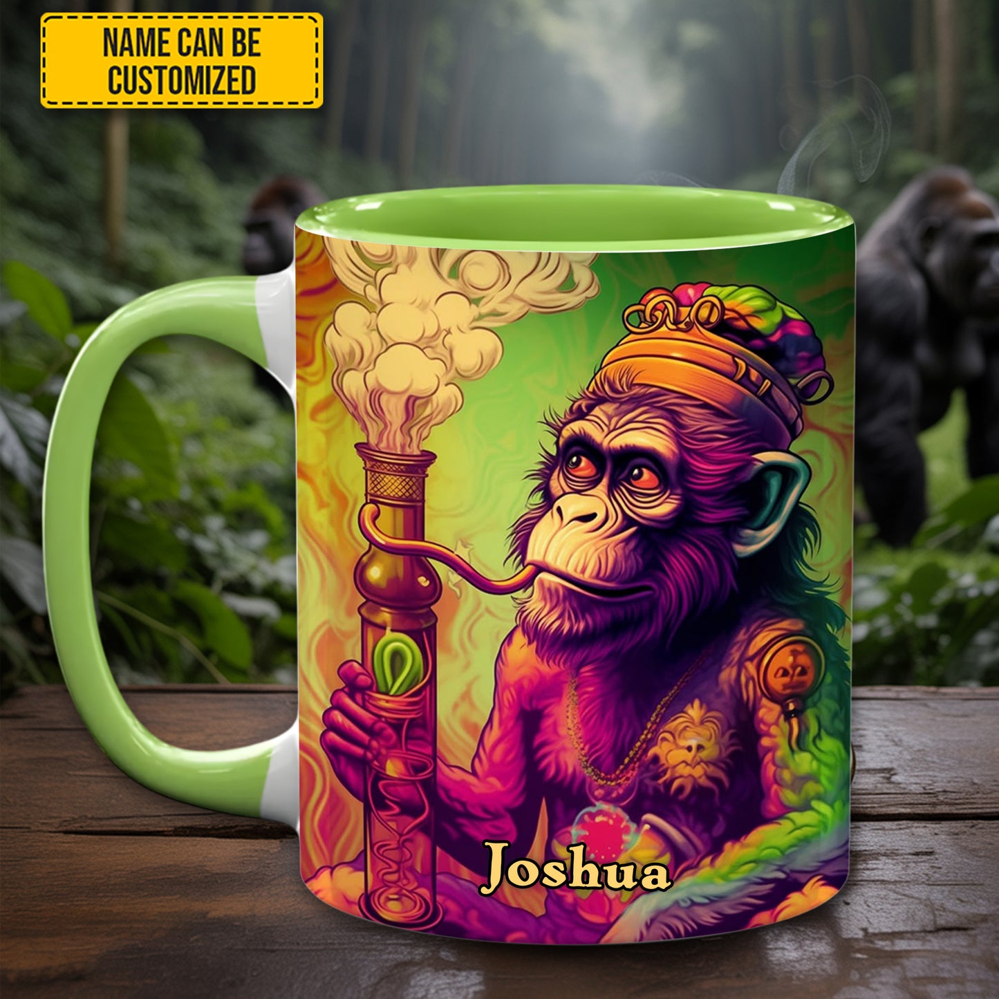 High Vibes – Personalized Psychedelic Accent Mug