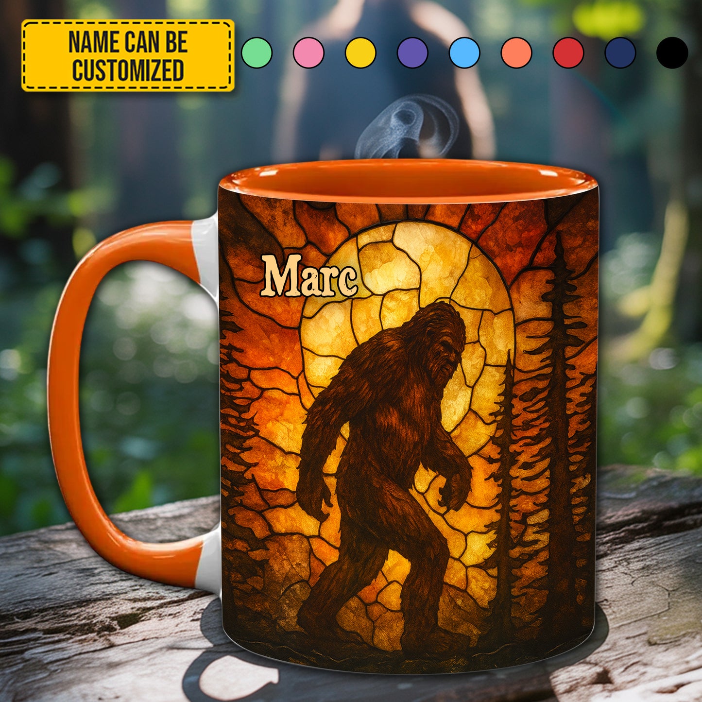 Fall Legend – Personalized Bigfoot Accent Mug