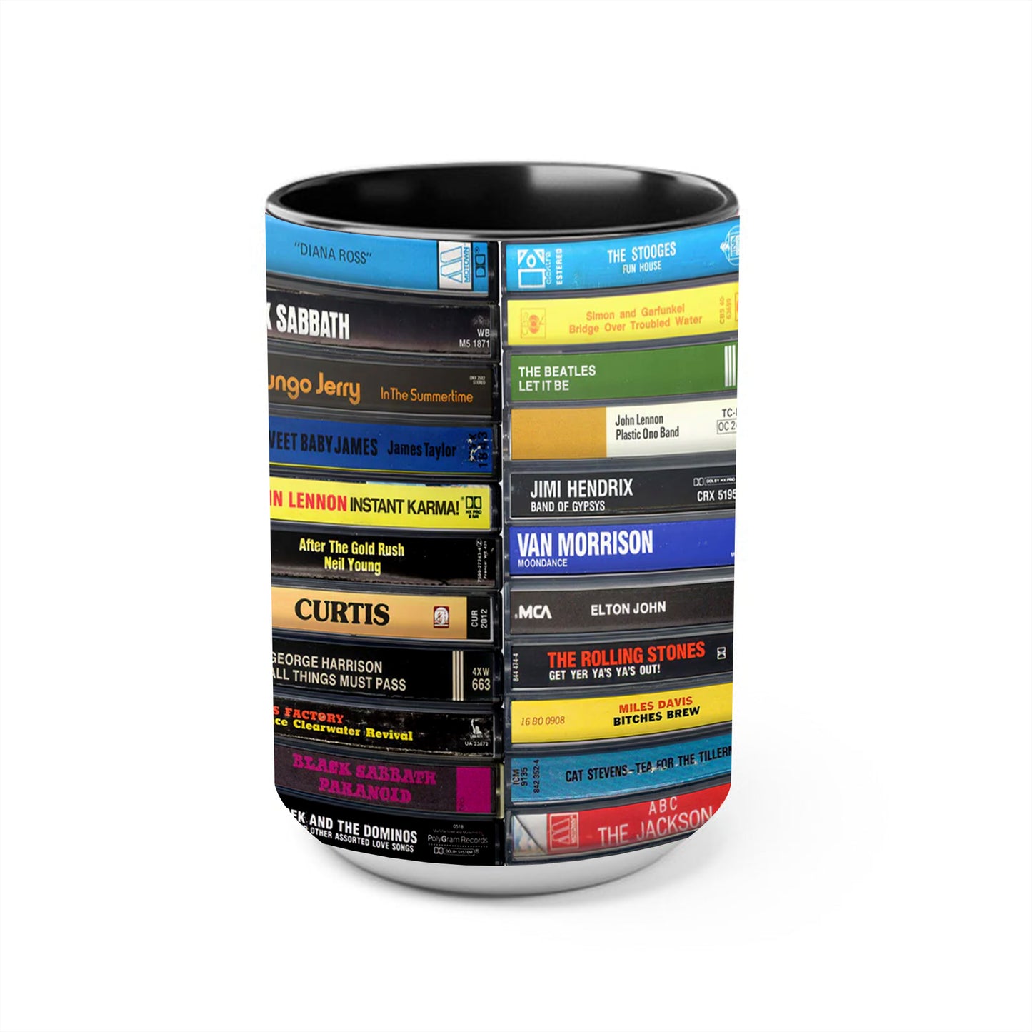 Music from 1970 Cassette Accent Mug