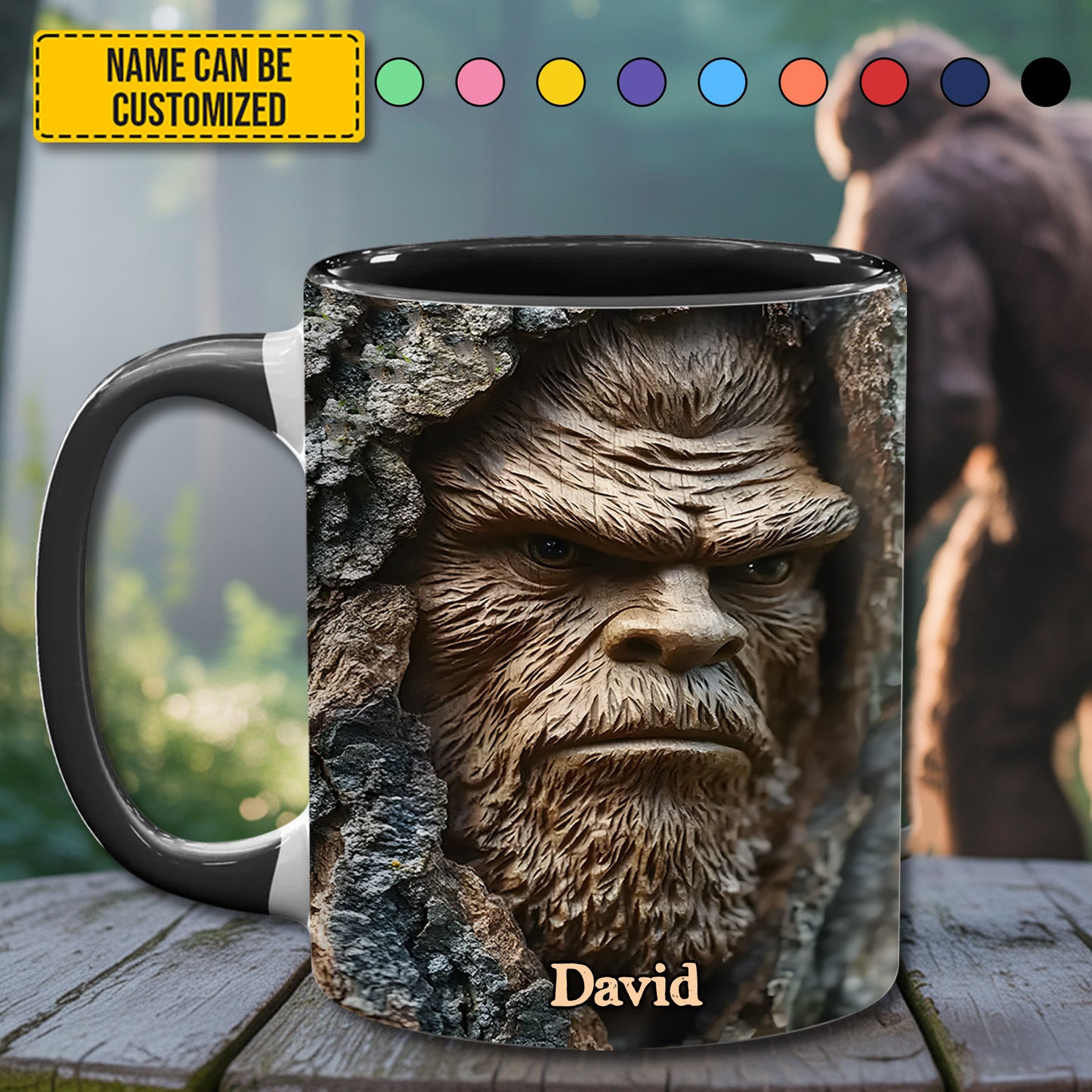 Wildlife - Personalized Bigfoot Accent Mug