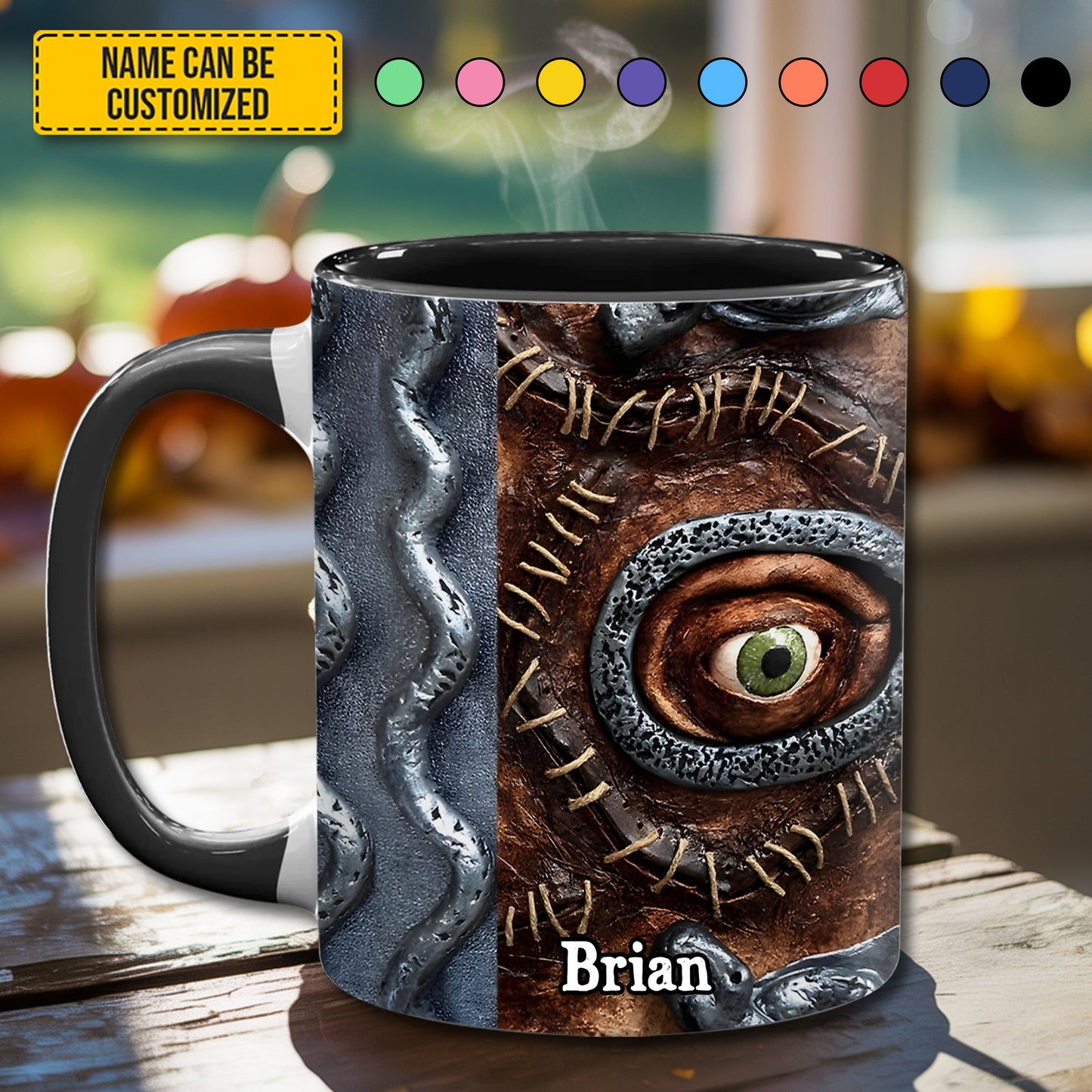Halloween Accent Mug - Personalized Accent Mug
