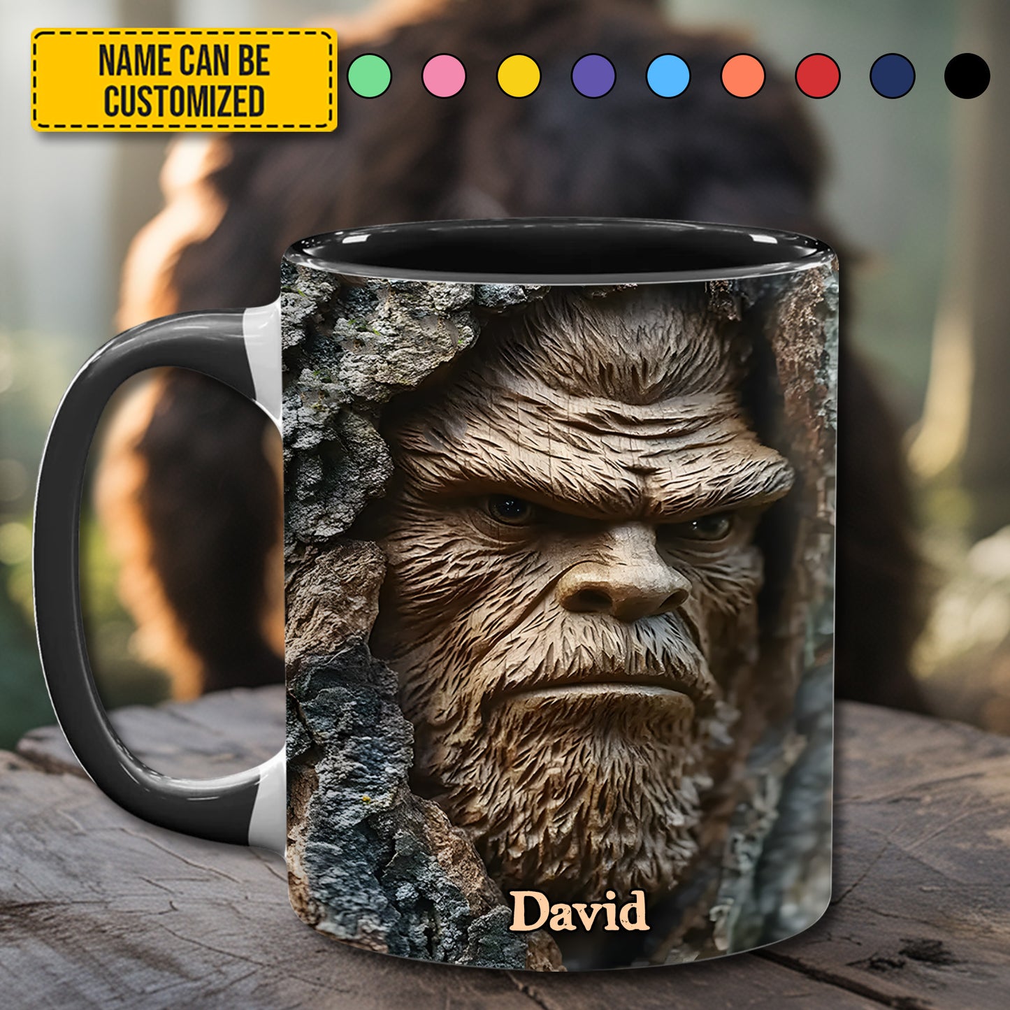 Wildlife - Personalized Bigfoot Accent Mug