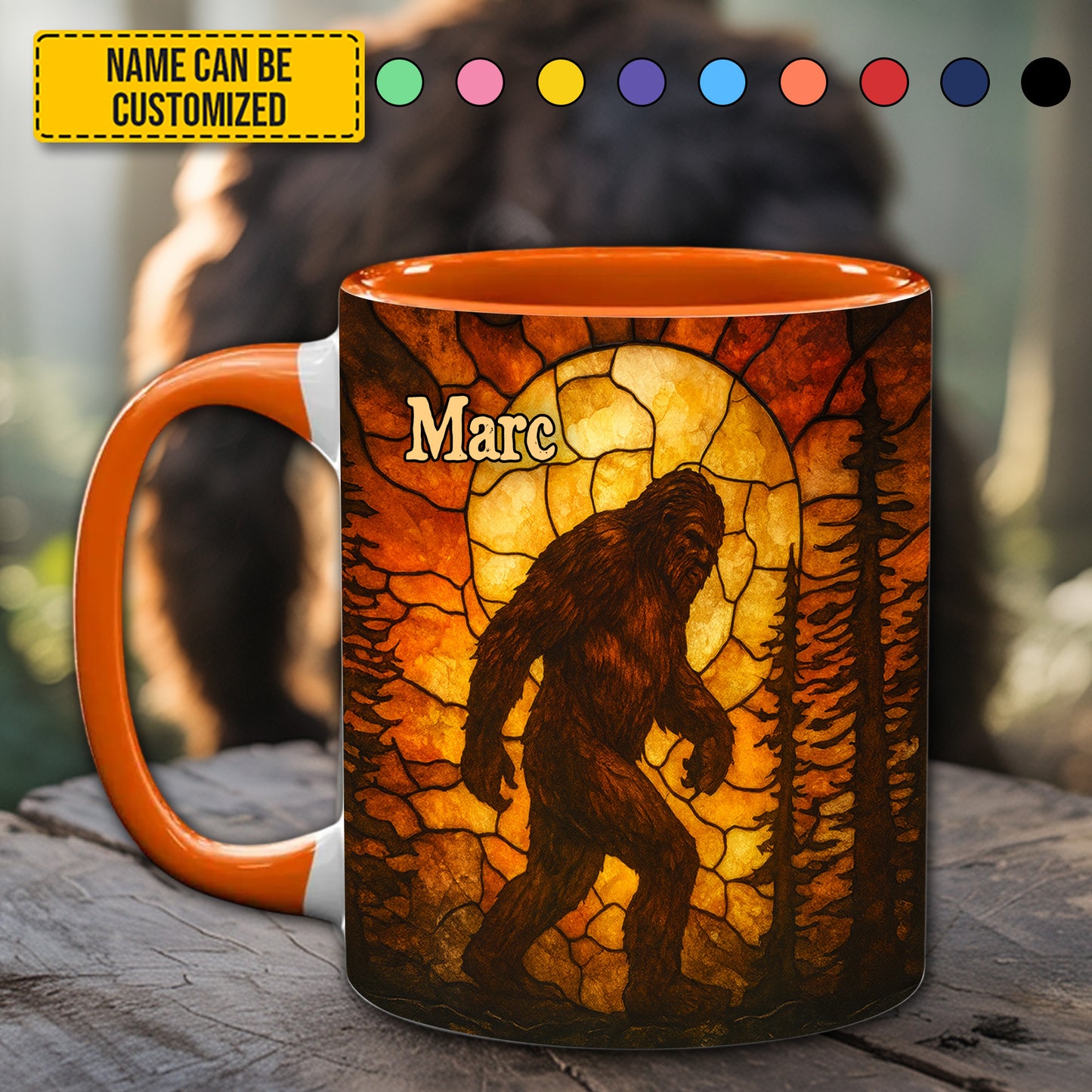 Fall Legend – Personalized Bigfoot Accent Mug