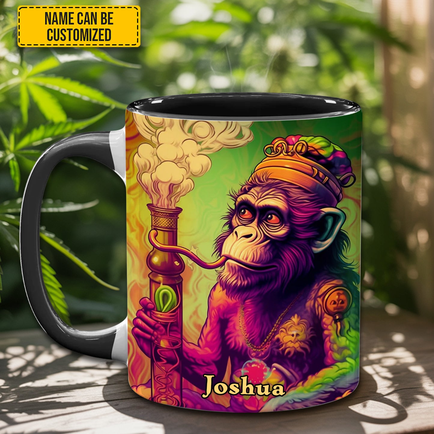 High Vibes – Personalized Psychedelic Accent Mug