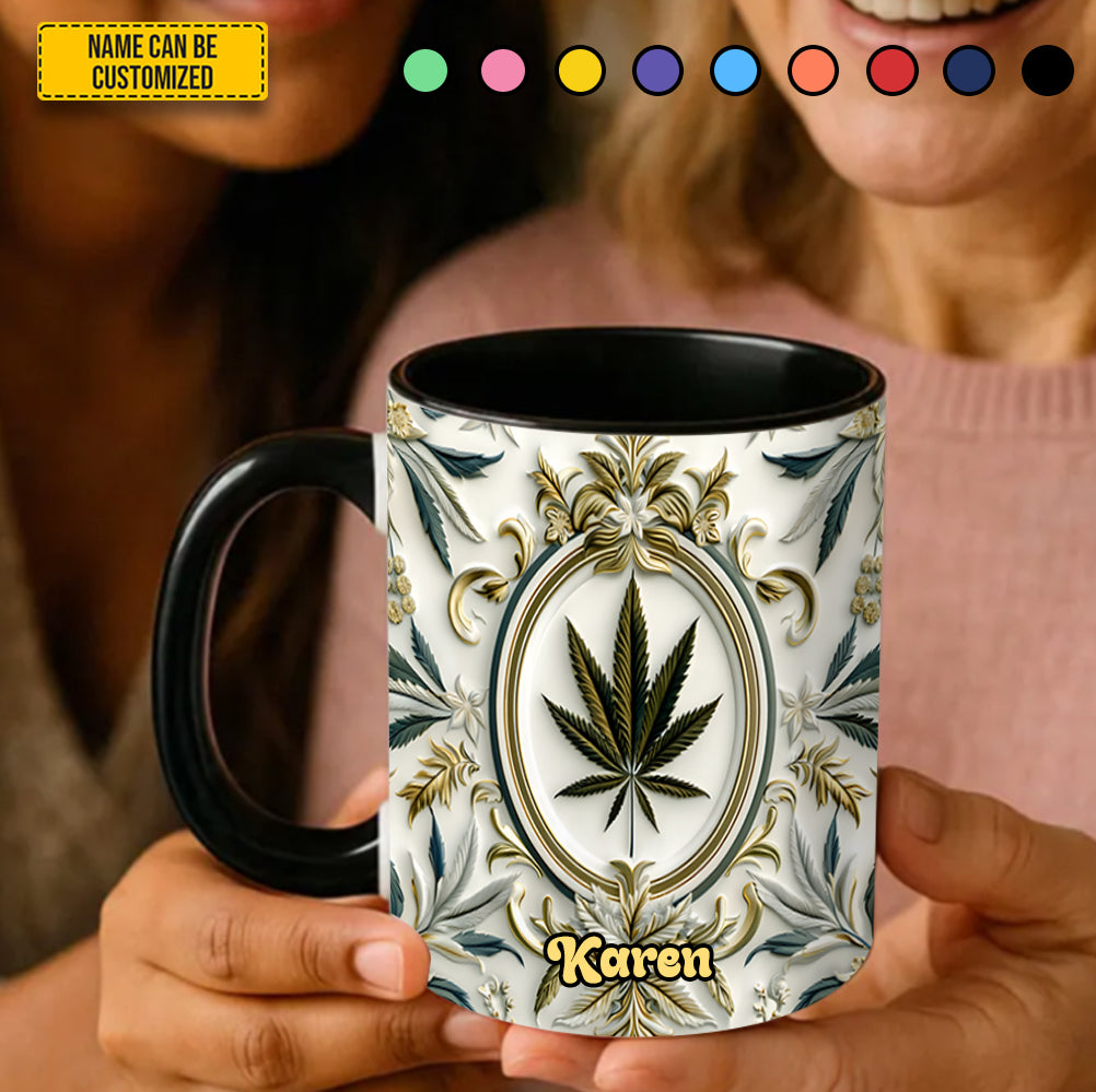Personalized Luxury Weed Accent Mug