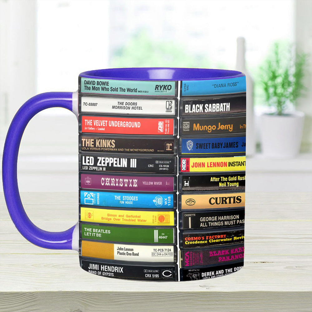 Music from 1970 Cassette Accent Mug