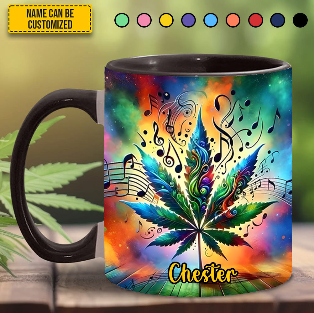 Freedom's Just Another Word - Personalized Weed Accent Mug