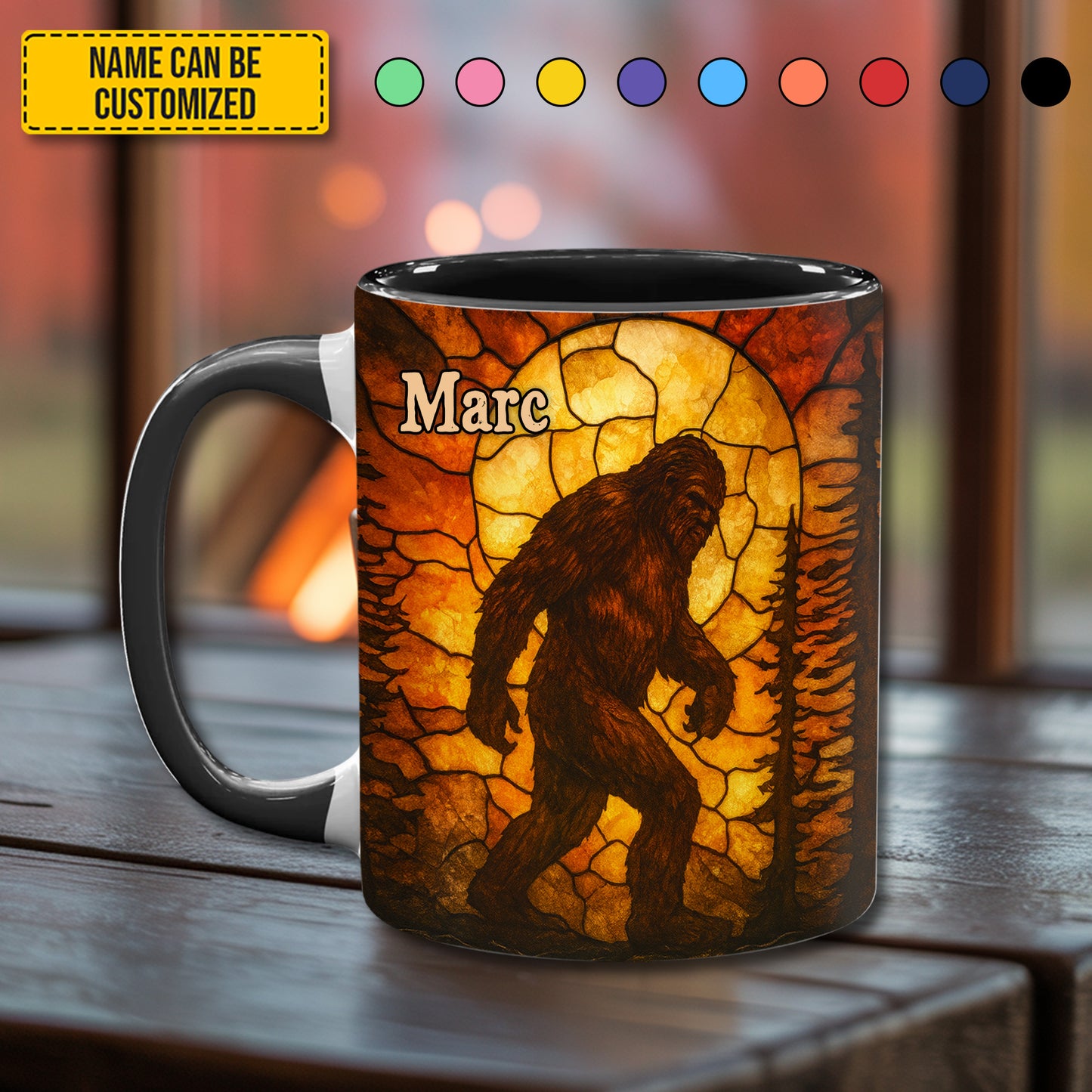 Fall Legend – Personalized Bigfoot Accent Mug