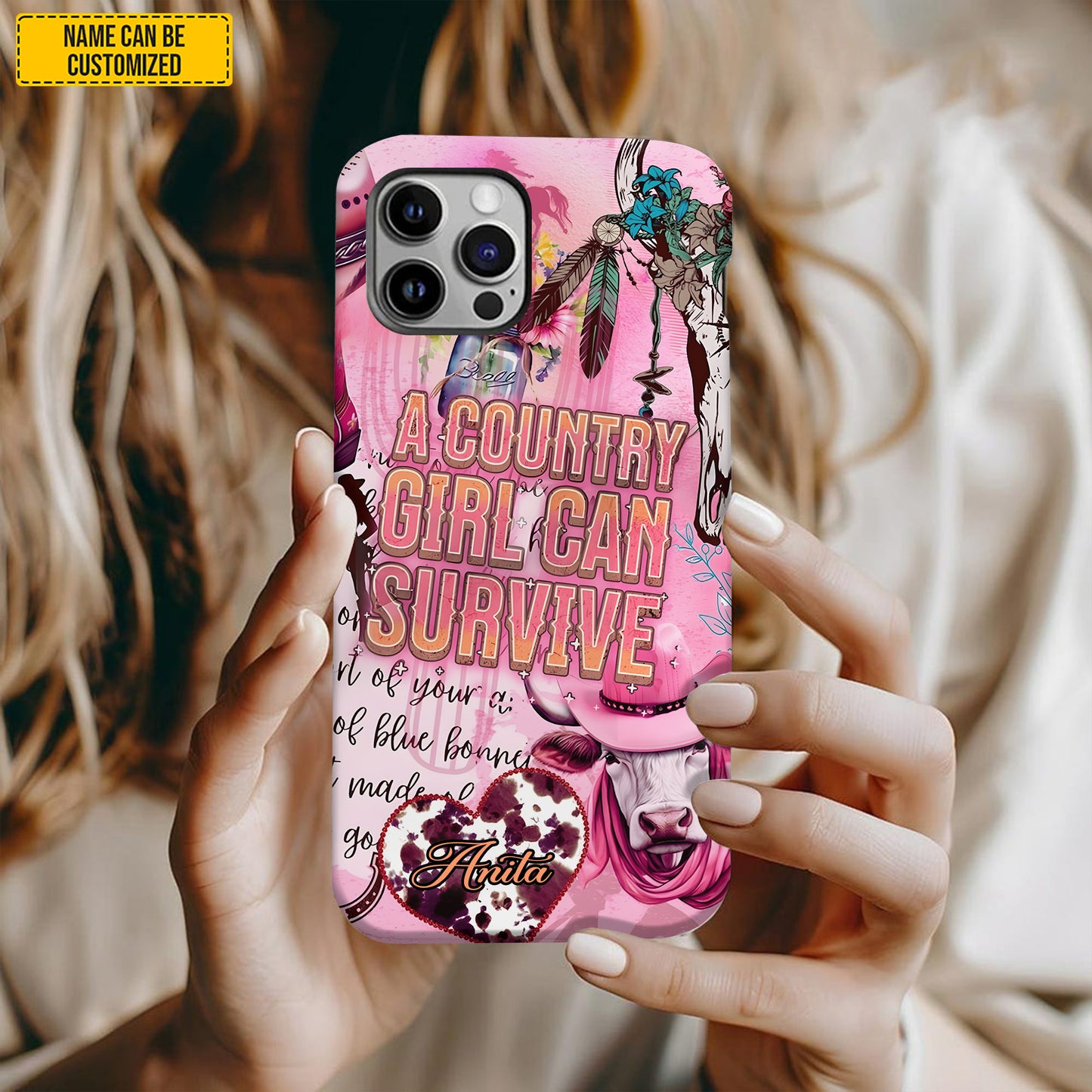 Western Cowgirl Phone Case - Personalized Phone Case