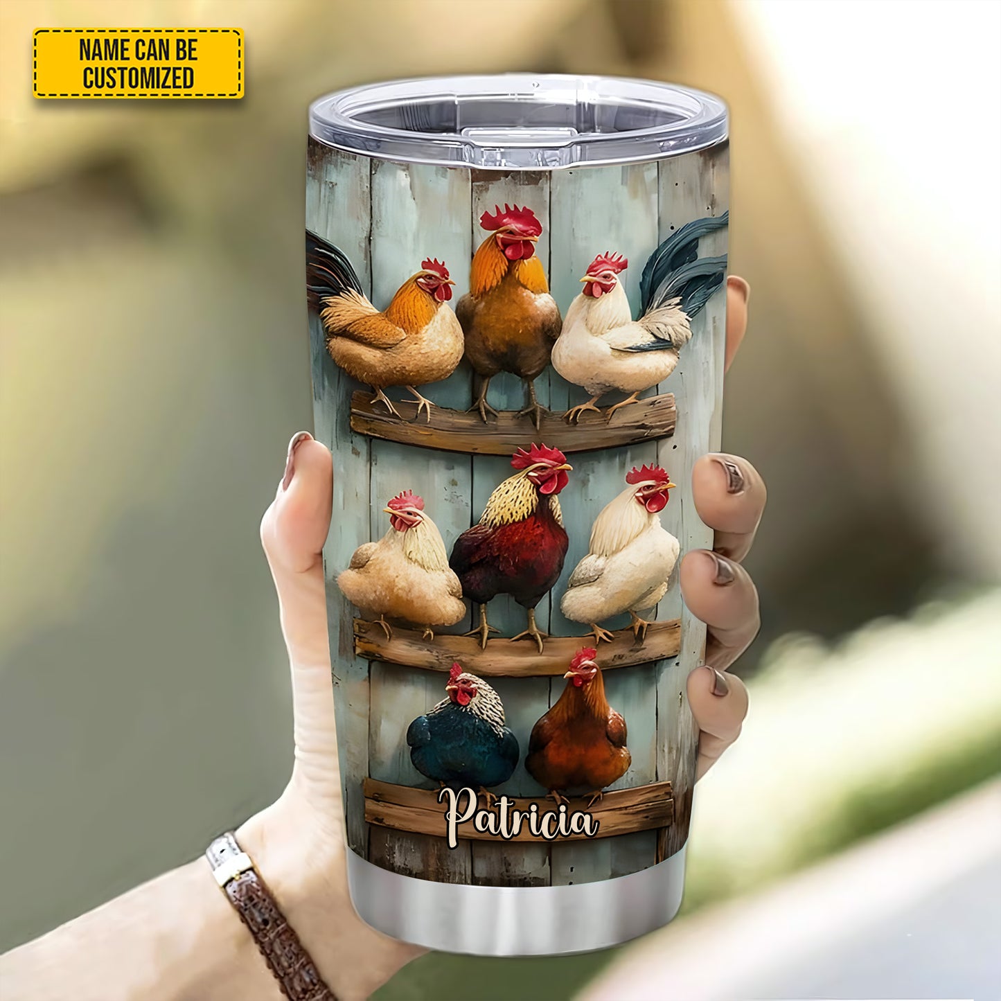 Chicken Lover – Personalized Chicken Tumbler