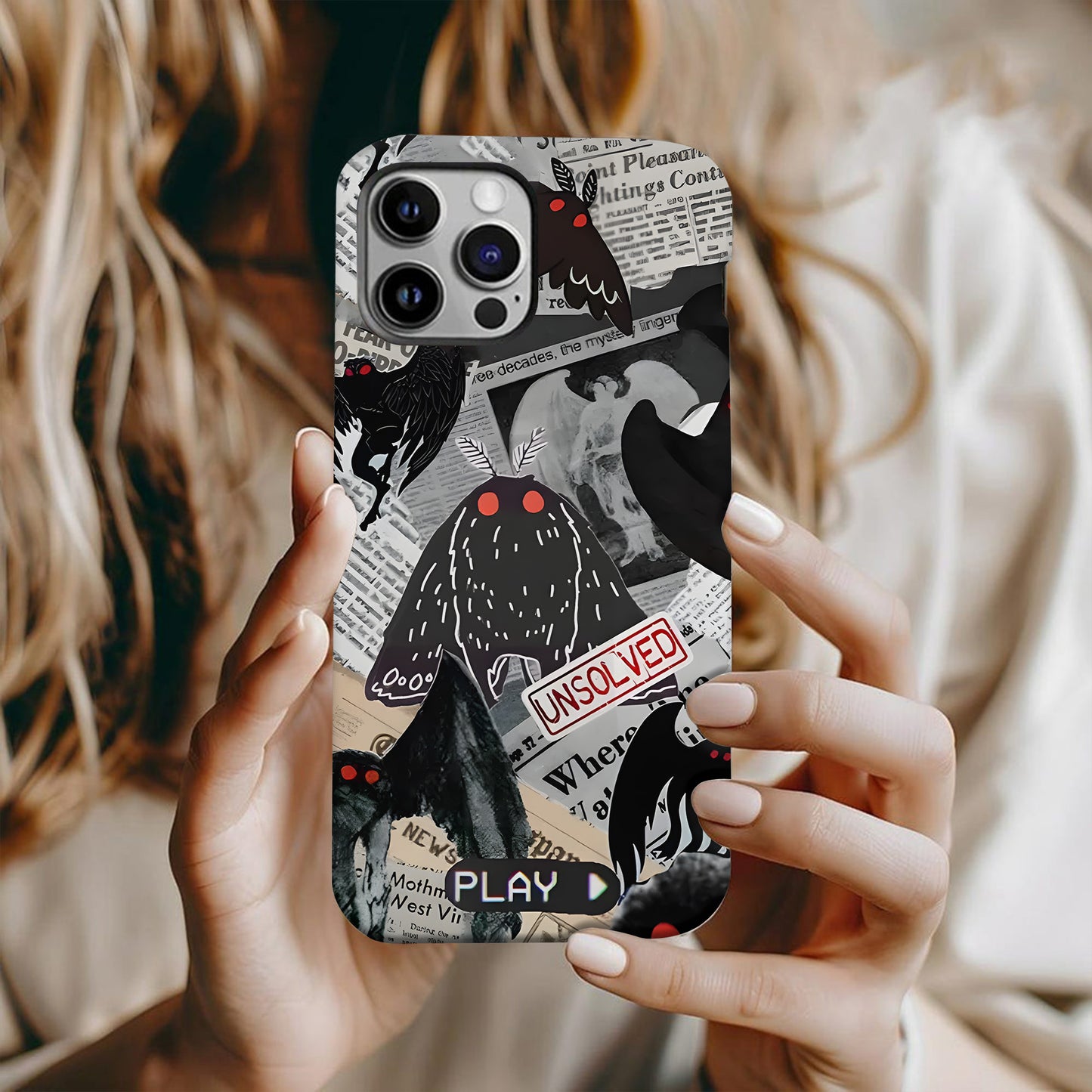 Mothman “Unsolved” Phone Case