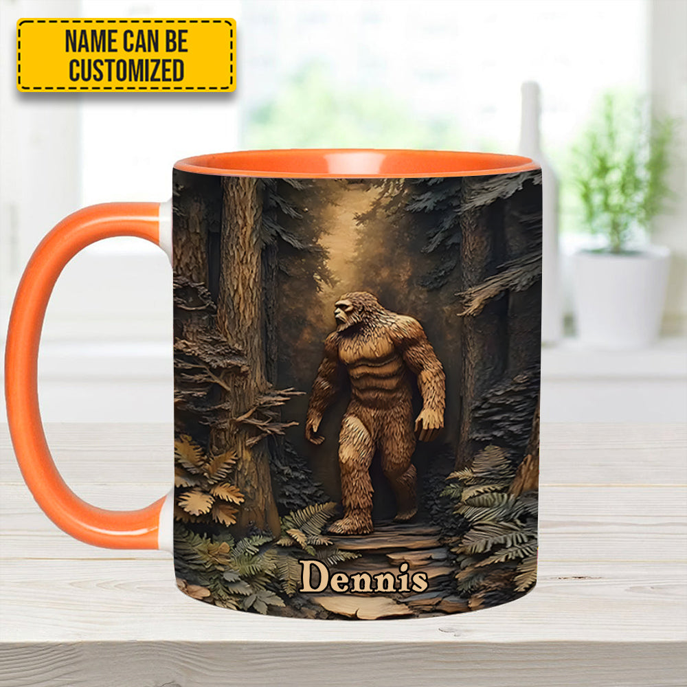 Legend in the Trees – Personalized Sasquatch Accent Mug