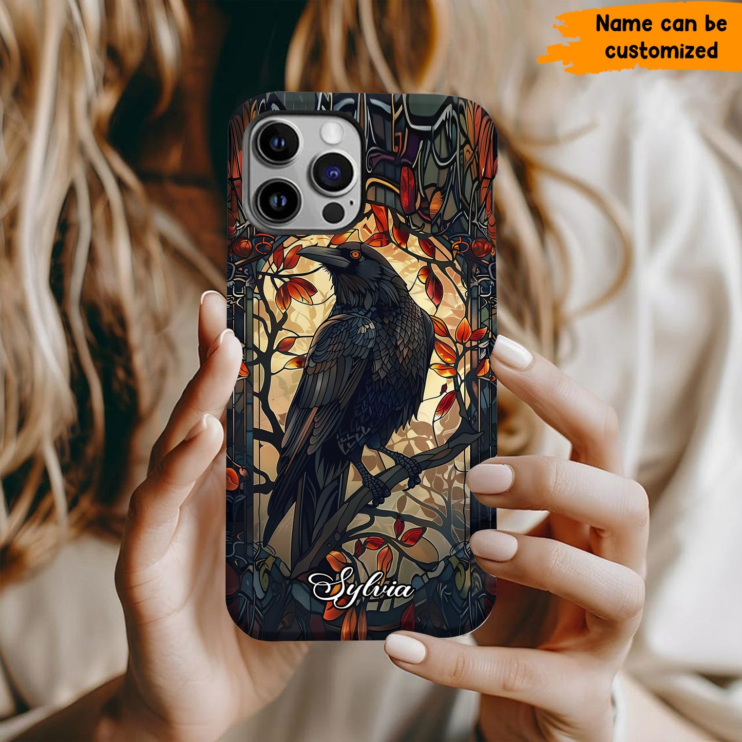 Personalized Raven Phone Case