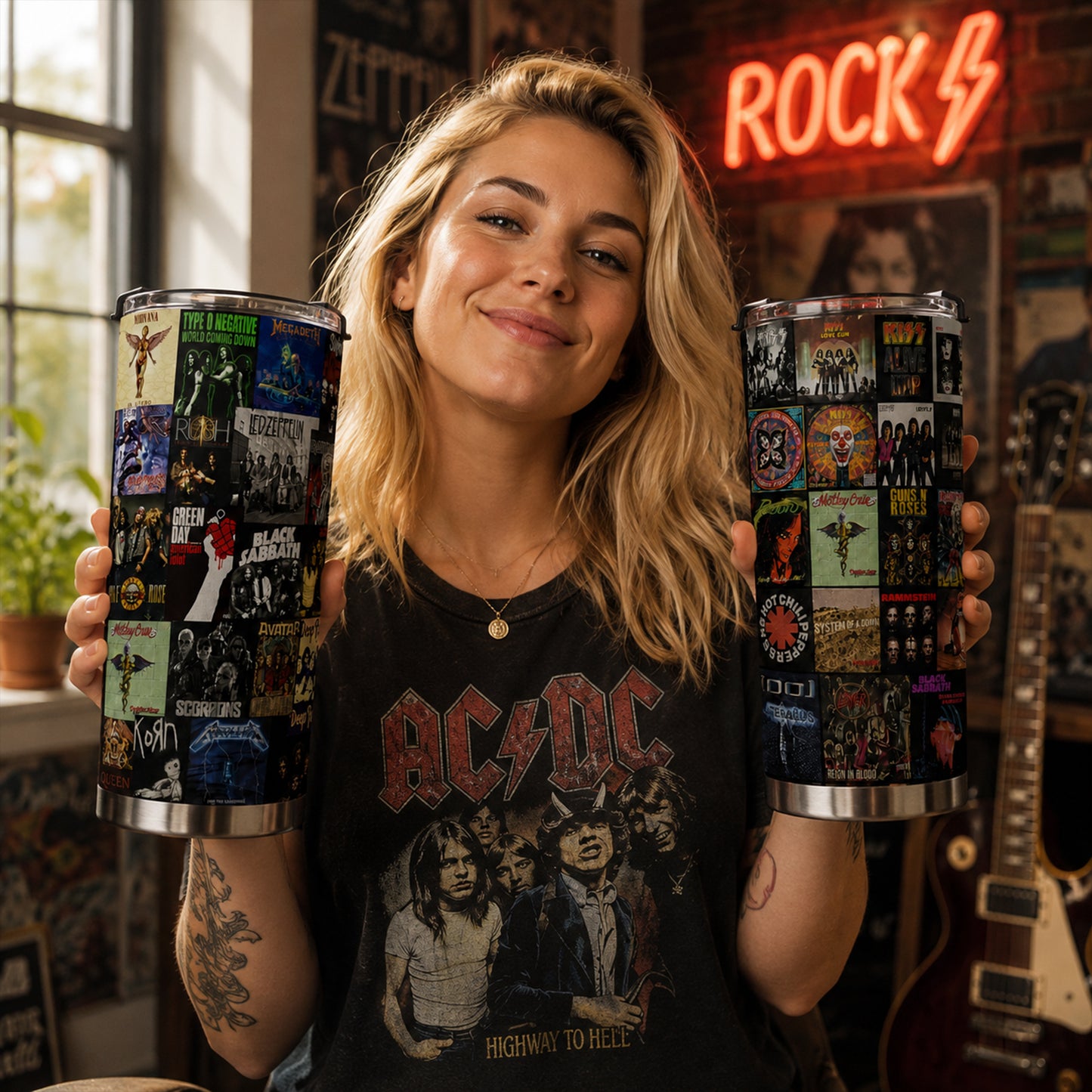 Rock Lovers - Classic Rock Legends Tumbler Version 13