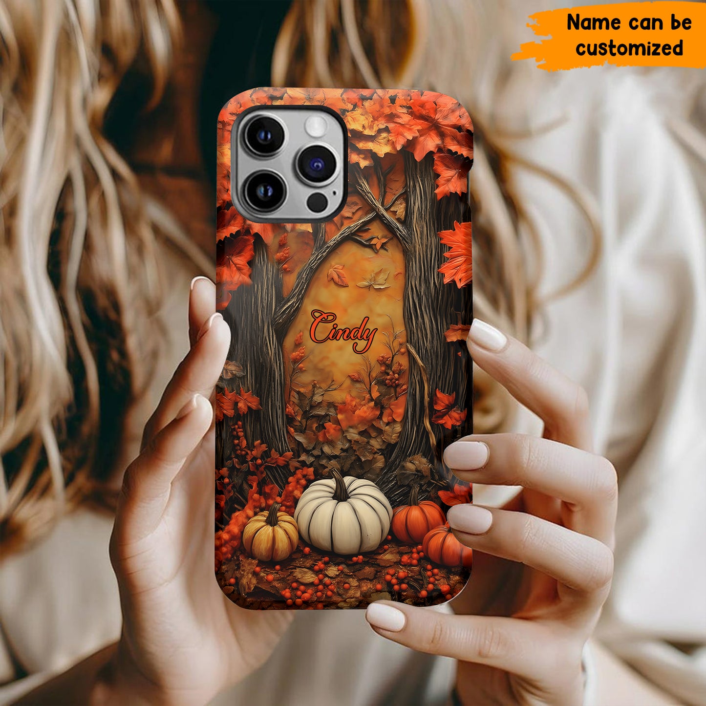 Personalized Autumn Forest Phone Case