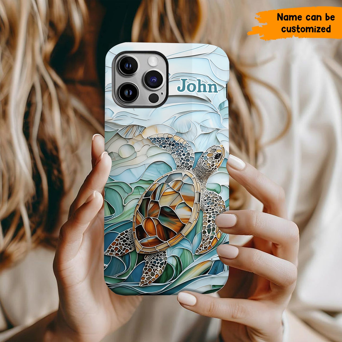 Sea Turtle - Personalized Turtle Phone Case