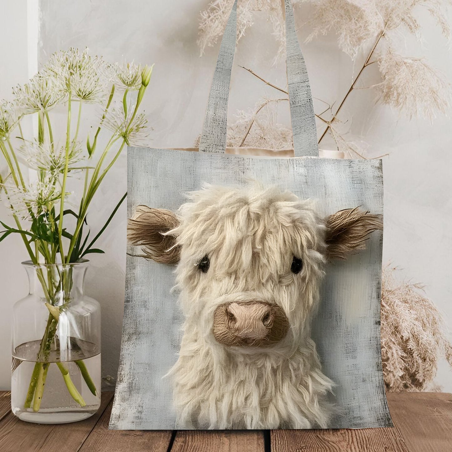 Cute Highland Cow Tote Bag