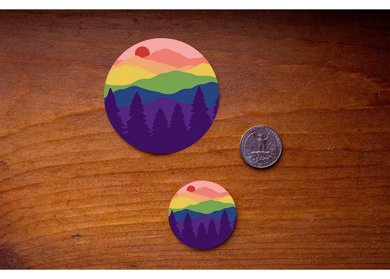 LGBTQ+ Flag Sticker