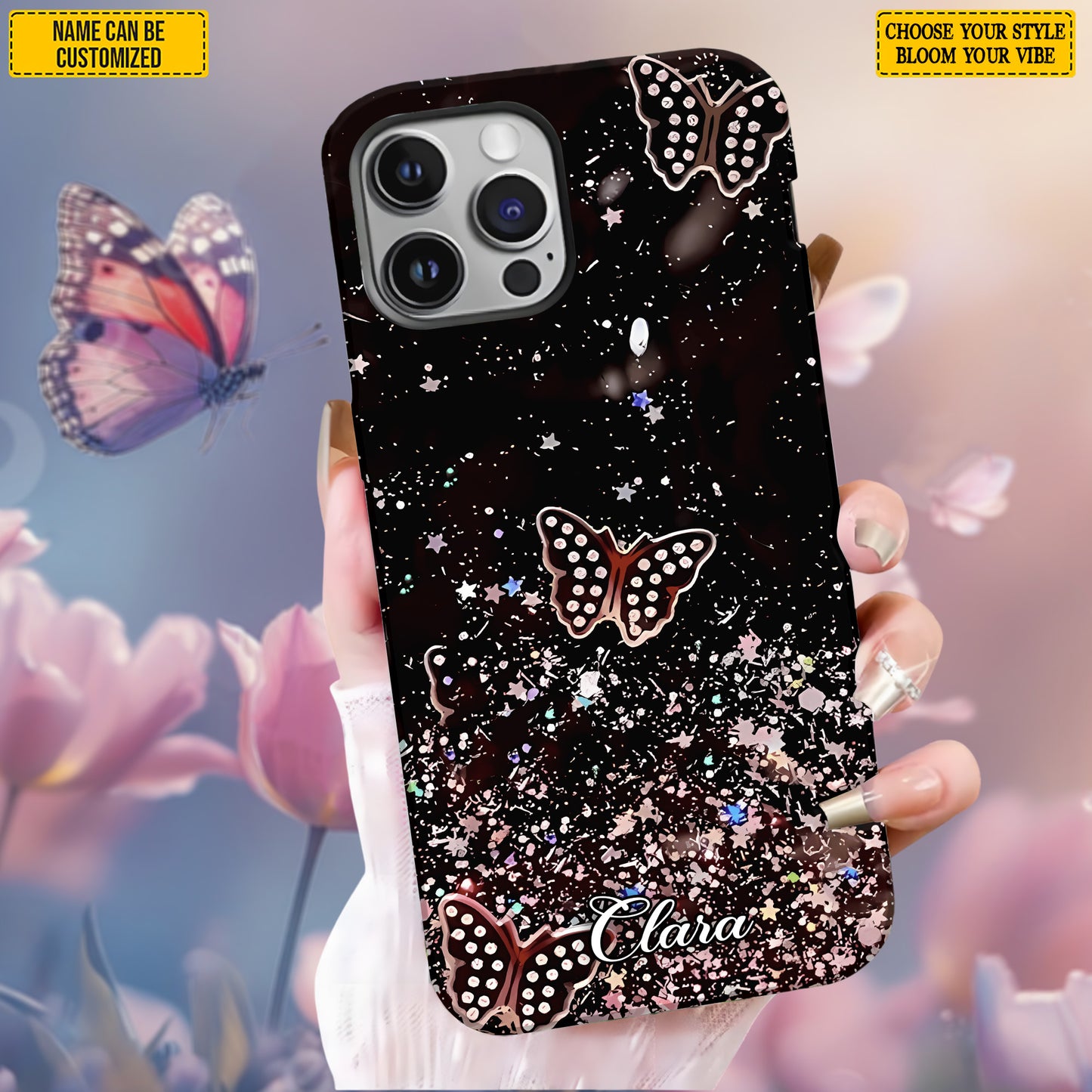 Beautiful Butterfly- Personalized Phone Case