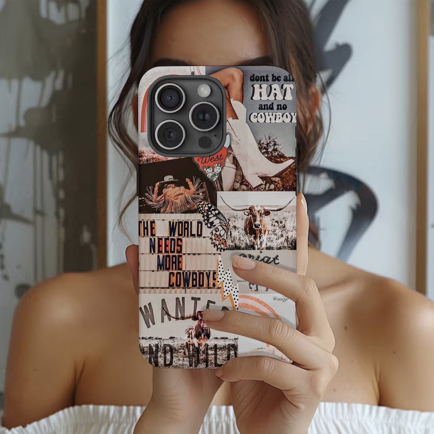 Wild West Spirit – Soft Western Aesthetic Phone Case